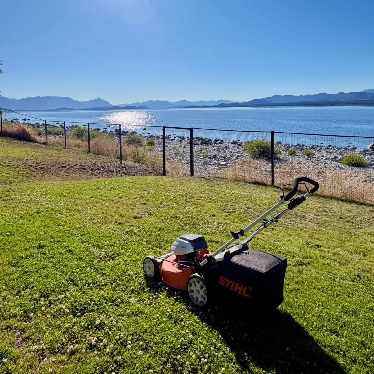 Césped saludable en Bariloche
